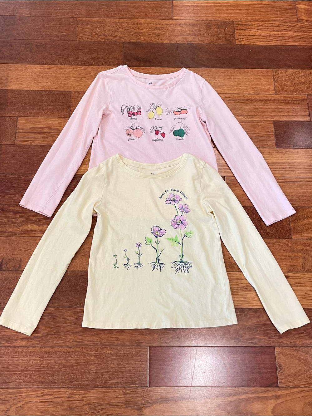 Gap girls long sleeve shirts